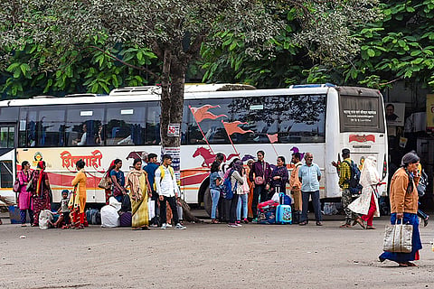 Day 2 of MSRTC employees' strike